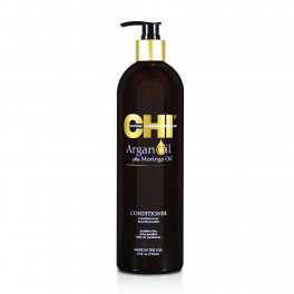 Balsam pentru păr uscat și deteriorat CHI Argan Oil  Moringa Oil Conditioner, 739 ml